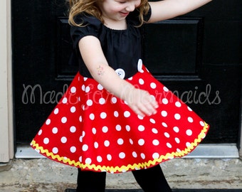 Minnie Top or Tunic everyday princess PDF Pattern instant download 6mnth-8years