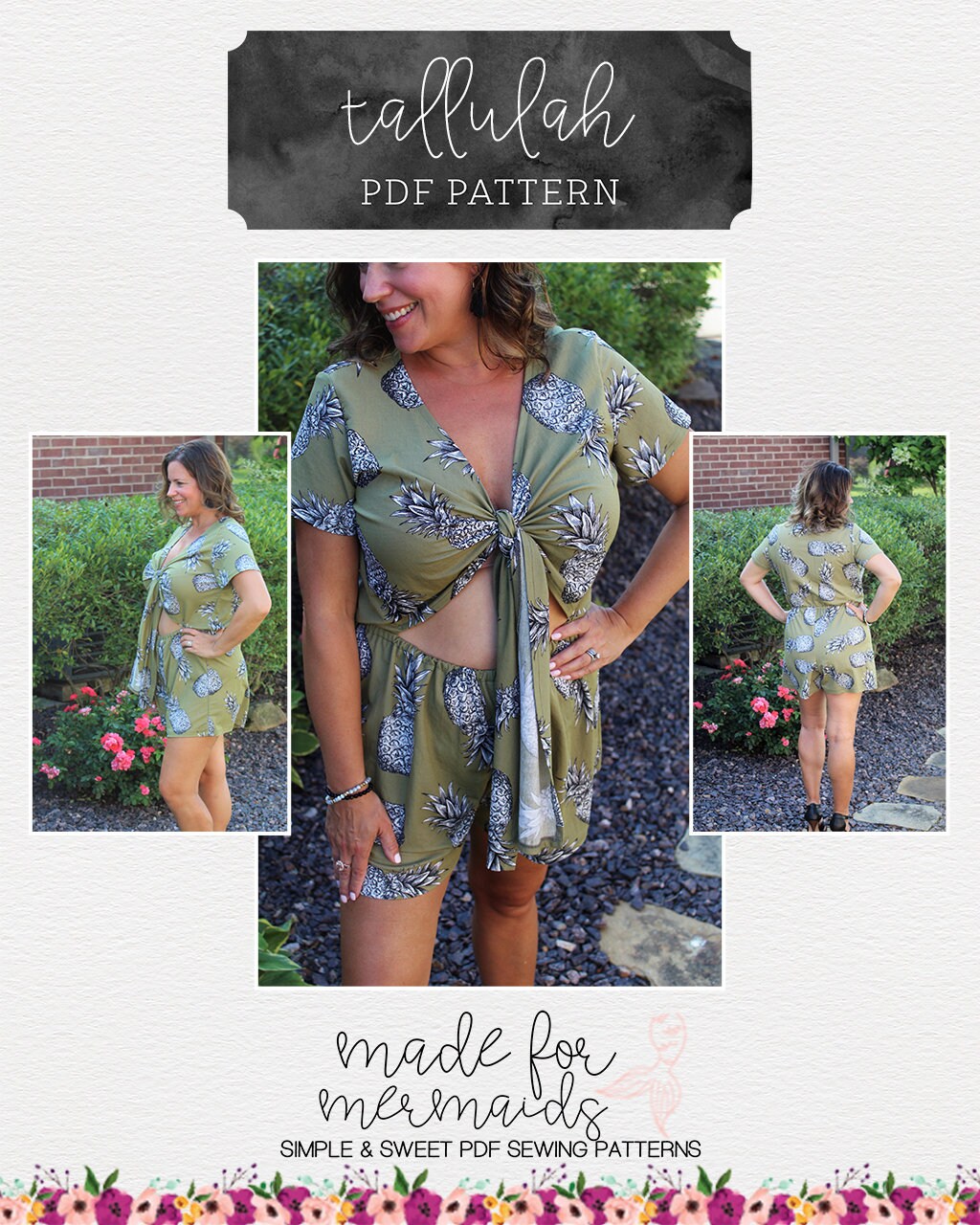 Vignette Tallulah Romper- Peach Stripe main image 1