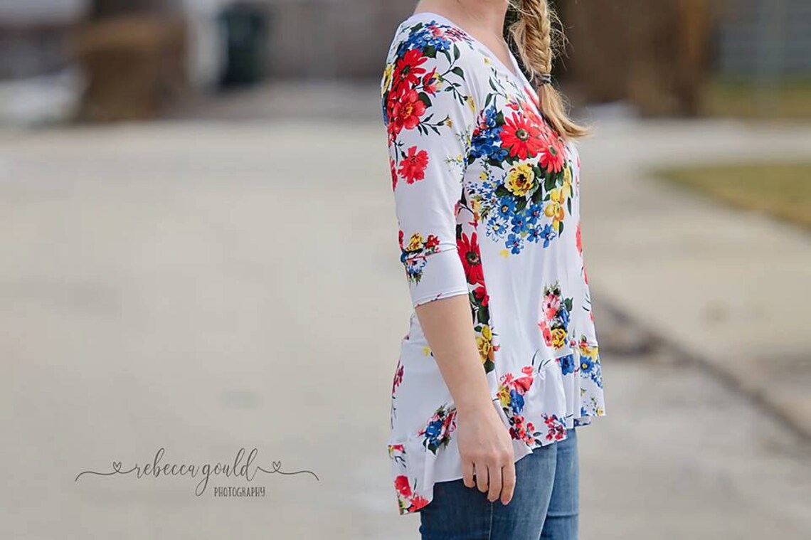 Women's Blair Top & Tunic PDF Sewing Pattern Sizes Etsy