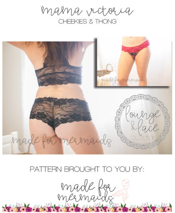 Women s Lounge Lace Collection Victoria Cheekies and Thong PDF
