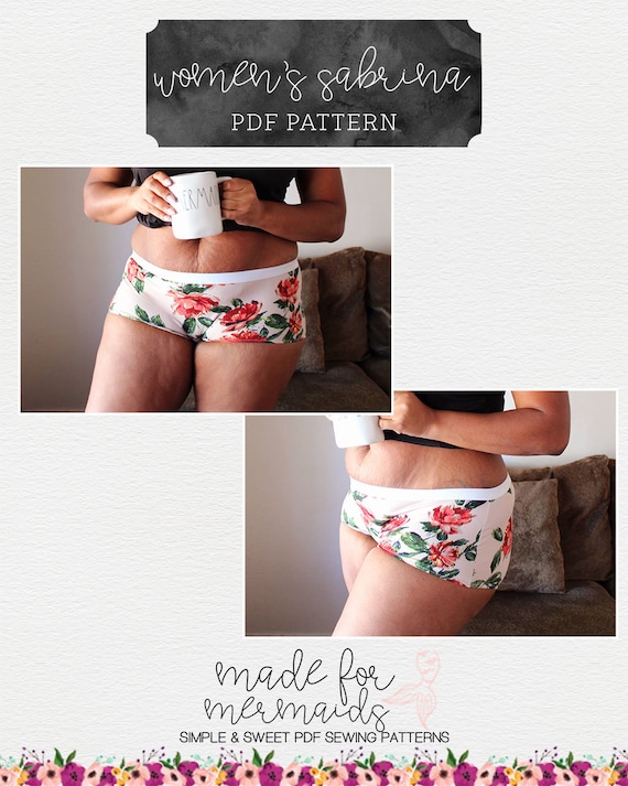 Uptown Undies & Camisole: Women's Underwear and Camisole PDF Sewing Pattern  -  Canada