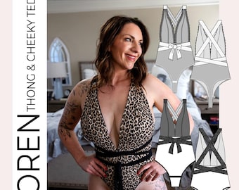 Loren Teddy Thong and Cheeky PDF Sewing Pattern