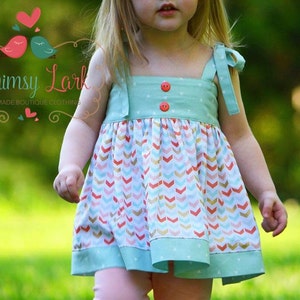 Alyssa Top, Tunic, Dress & Maxi PDF Pattern instant download size 1/2-14years image 3