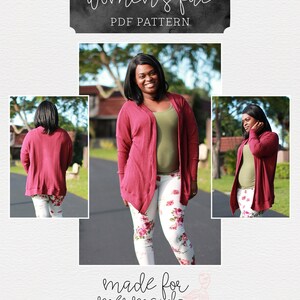 Adult Fae Cardigan & Duster PDF Sewing Pattern - Etsy