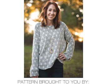 Adult Aspen Sweater Top, Tunic & Dress PDF Sewing Pattern