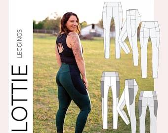 Barbelle Collection: Lottie Legging PDF Sewing Pattern