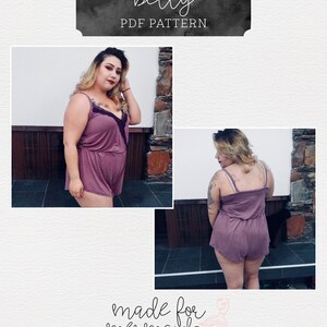 Lounge & Lace Collection Betty Sleep Romper image 6