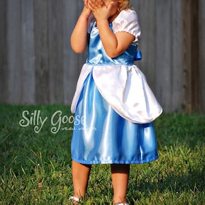 Cinderella Ball Gown Dress everyday princess PDF Pattern instant download 6mnth-8years image 4