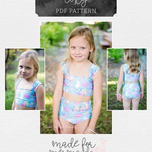 Mermaid Shores Collection Roxy Swimsuit PDF Pattern Instant - Etsy