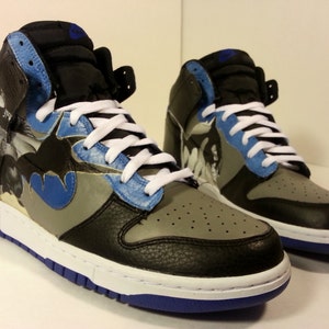 Batman Nike Dunks | Etsy