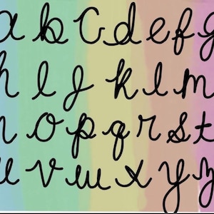 Custom Initial Adjustable Wire Ring: Script Letter, 14k Gold Filled or Sterling Silver image 17