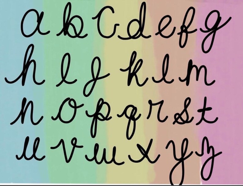 Custom Initial Adjustable Wire Ring: Script Letter, 14k Gold Filled or Sterling Silver image 17