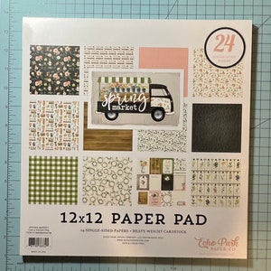 Echo Park Spring Market 12x12 Paper Pad