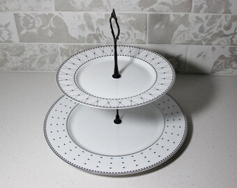 2 tier cake stand etsy