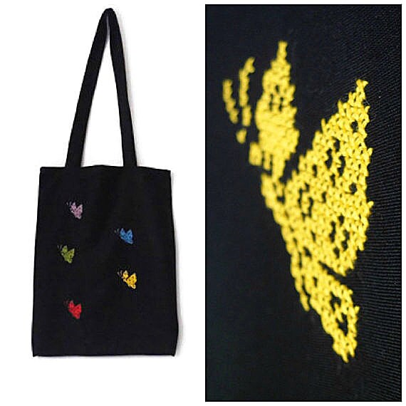 black tote bag school