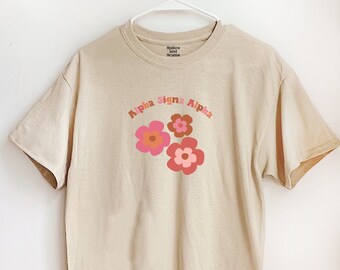 Alpha Signum Alpha, Alpha Sig, Alpha Sig Tee, Sorority T-Shirt, griechisches Hemd, Sorority, Hemden für Bid Day, Eilhemden, kundenspezifische Sorority-Shirts