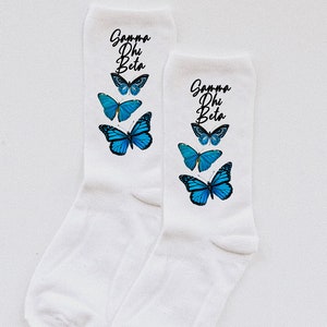 gamma phi beta, gphi, sorority socks, recruitment, custom socks, sorority, bid day, custom, rush, big little reveal, sorority gift, socks
