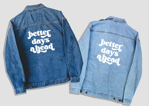 Denim Jacket Graphic Tee Graphic 