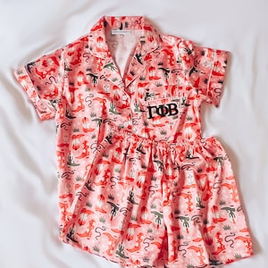 GREEK LETTERS| GPhi pajamas, desert wedding, Gamma Phi Beta, GPhi, cowboy pajamas, Gamma Phi, big little reveal, sorority pajamas, bid day