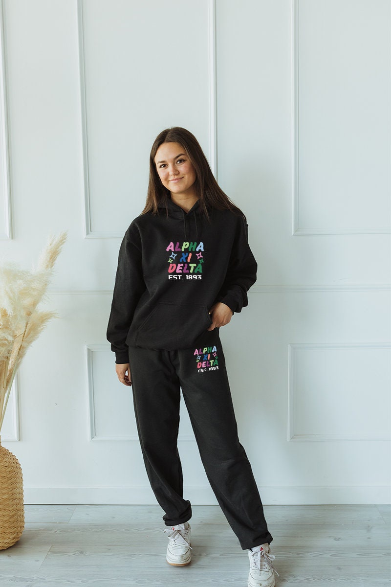 Delta Zeta Sweatsuit - Etsy Delta Zeta Sweatsuit - Etsy