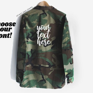 custom military jacket