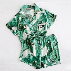 GREEK LETTERS | Gamma Phi Beta, GPhi, wedding pajamas, custom pajamas, gifts for rush ,big little reveal, sorority, bid day, recruitment