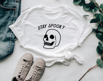 halloween shirt, women's costume, spooky shirt, halloween shirt, skeleton, skull, tie dye shirt, rainbow shirt, halloween, women's halloween