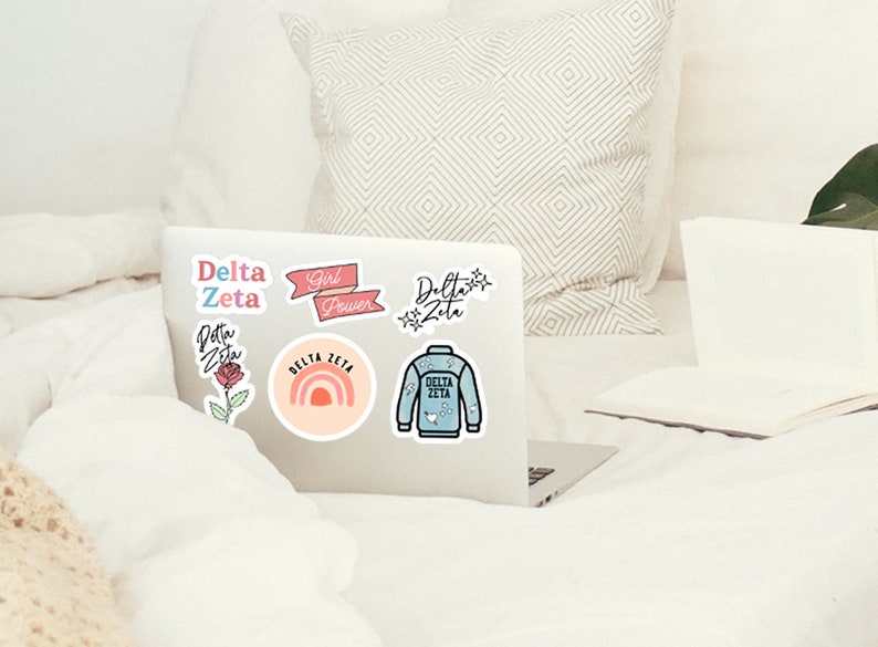 sorority recruitment sorority stickers bid day sorority gifts decal go greek delta delta delta gifts for rush tri delta stickers