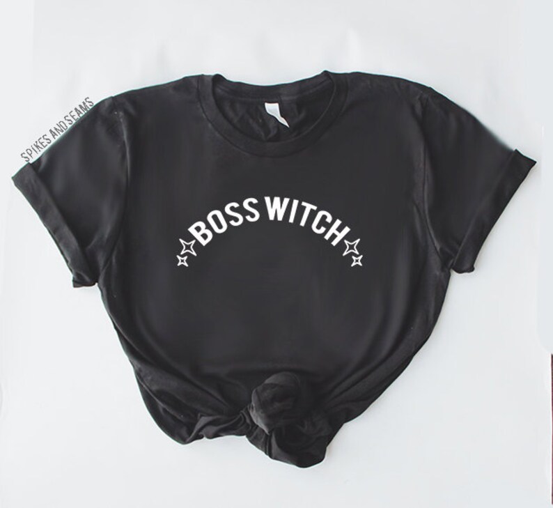 women/'s shirt graphic tee Women/'s Tee graphic shirt halloween shirt funny funny shirt internet tee t-shirt halloween boss witch