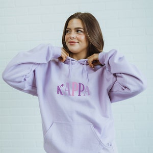 Kappa hoodie, KKG hoodie, kappa Kappa Gamma, Sorority hoodie, gifts for rush, bid day, greek shirt, Sorority, big little reveal shirts