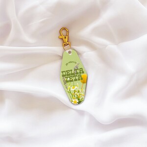 Delta Zeta-sleutelhanger, sleutelhanger studentenvereniging, werving, groot klein, sleutelhanger kwastje, motelsleutel, aangepaste sleutelhanger, bieddag, Delta Zeta-cadeau, DZ