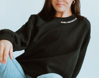 AOii sweatshirt, Alpha O merch, Alpha Omicron Pi, sorority shirt, big little reveal gift, greek recruitment, sorority hoodies, Alpha O gift