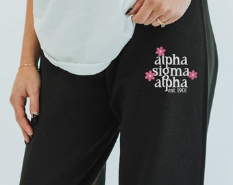 Alpha Omega Alpha, Bid Day, Rekrutierung der Schwesternschaft, große kleine Enthüllung, Geschenke der Schwesternschaft, Alpha Omega, Jogginghose der Schwesternschaft, Jogger, Alpha Sig