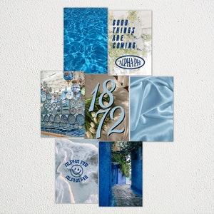 Impresión de Alpha Phi, Alpha Phi, impresiones de hermandades, reclutamiento de hermandades, regalos para recién graduados, regalos para el día de la oferta, día de la oferta, regalos para hermandades, kit de collage, fotos