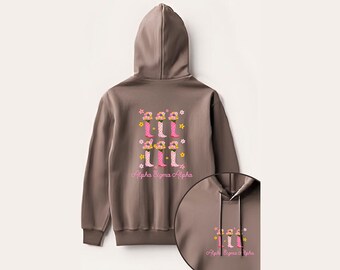 Griechisches Leben Sorority Hoodie, Rush Week T-Shirt, Benutzerdefinierte griechische Buchstaben Sweatshirt, Rekrutierung Outfit, großes kleines Geschenk, Western Rodeo Boots Hoodie