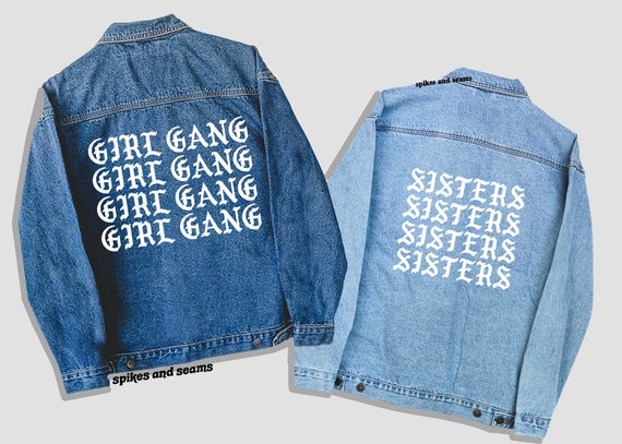 jean jacket personalized