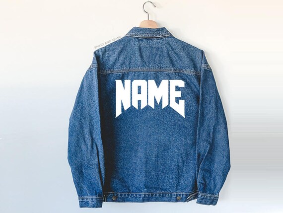 etsy custom jean jacket