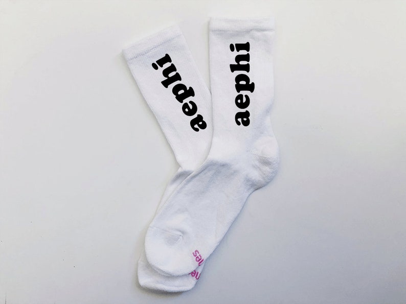 sorority stuff aphi alpha phi aphi stuff bid day sorority gifts sorority socks custom socks socks bid day gifts