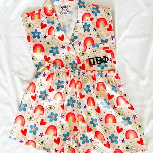 GRIECHISCHE BUCHSTABEN | Pi Beta Phi Pyjamas, Pijamas, Pijamas, beige Pyjamas, Schwesternschaft Pyjamas, abstrakte Pyjamas, Geschenke für Eile, Bid Day, benutzerdefinierte Pjs, Bid Day
