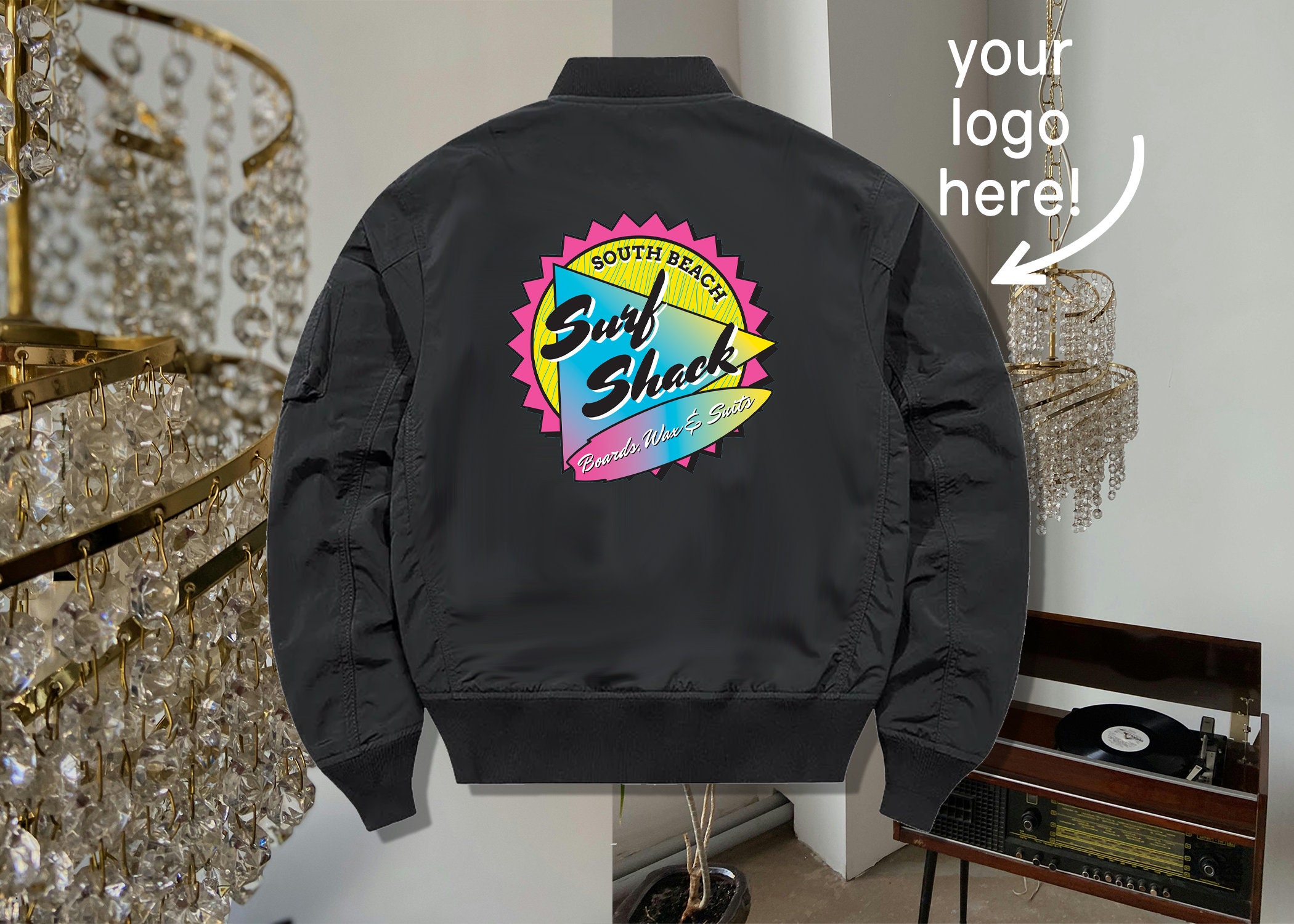épine arm logo jacket flower Gaia Flower Jacket