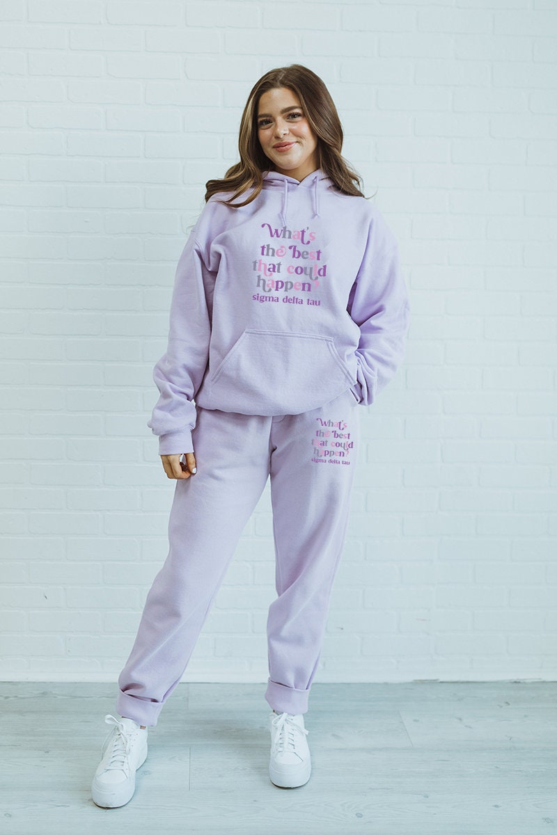 Alpha Phi Hoodie, Aphi Matching Set, 2 Piece Set, Matching