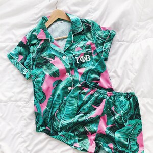 GREEK LETTERS | Gamma Phi Beta, GPhi, wedding pajamas, custom pajamas, gifts for rush ,big little reveal, sorority, bid day, recruitment