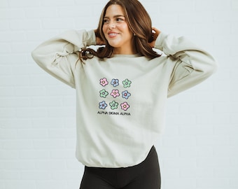 Alpha Signa Alpha Sweatshirt, Alpha Alpha Alpha, Studentenvereinigung Hoodie, Rekrutierung, große kleine Enthüllung, Alpha Omega, Angebotstag, Schwesternschaftsshirts