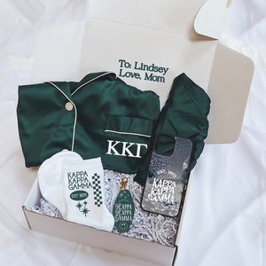 kappa kappa gamma, kkg, sorority gift box, sorority pajamas, sorority gift, kappa gift basket, kappa gift, kappa pajamas, sorority gift, kkg