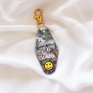 Alpha Xi Delta keychain, AXiD, Alpha Xi, greek keychain, greek gift, gold keychain, Alpha Xi gift, bid day, Alpha Xi merch, Alpha Xi gift