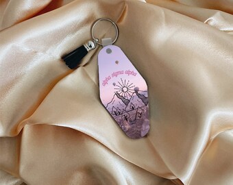 Alpha Buchstaben Schlüsselanhänger, Schwesternschaft Geschenk