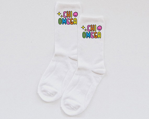 sorority gift Kappa Delta sorority gift Kappa Delta socks recruitment sorority gift basket custom socks sorority socks bid day socks