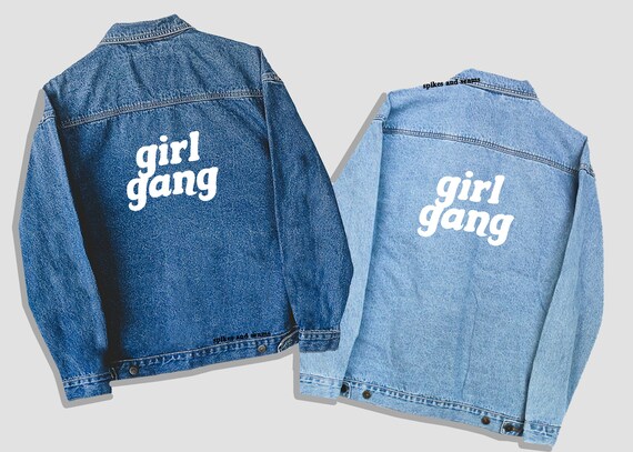 girl gang jean jacket