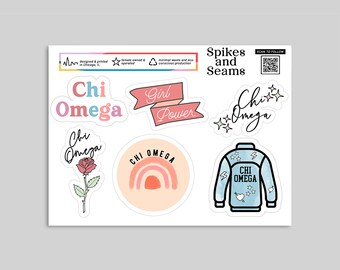 alpha delta pi stickers, adpi, sorority stickers, gifts for rush, bid day  gifts, bid day, sorority recruitment, sorority gifts, go greek