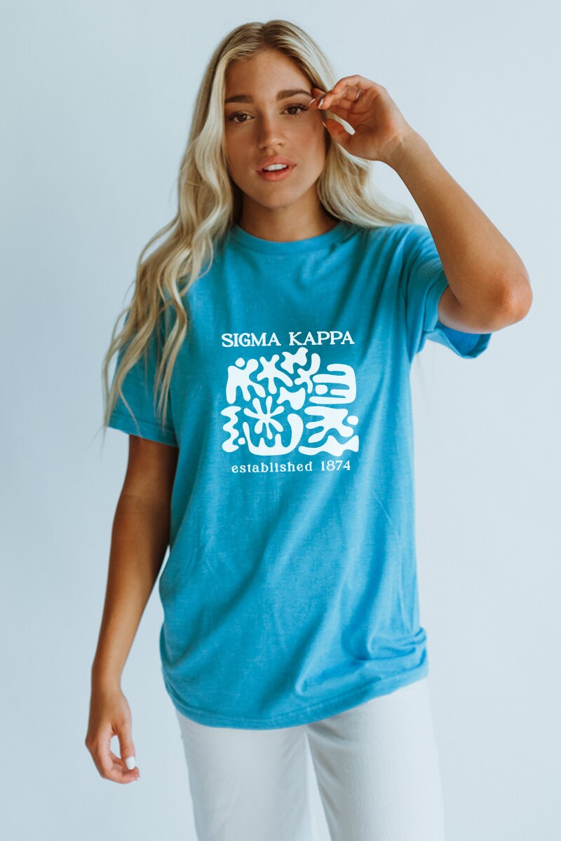 Kappa Shirt, KKG Shirts, Kappa Kappa Gamma, Sorority Shirts, Gifts for  Rush, Bid Day, Rush, Greek, Blue Sorority Shirts, Big Little Reveal - Etsy